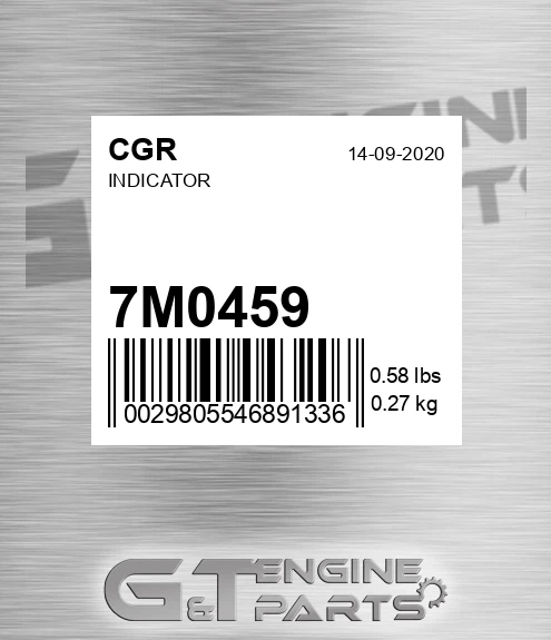 7M0459 Indicator for CGR