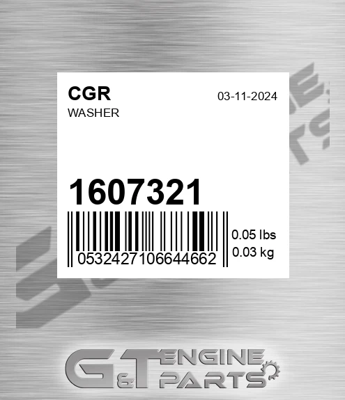 1607321 CGR Washer