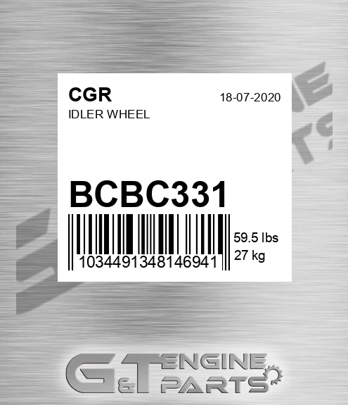 BCBC331 Idler Wheel