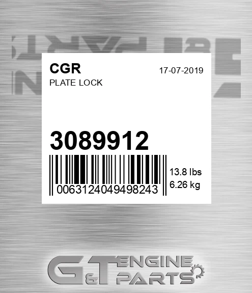 3089912 Plate Lock