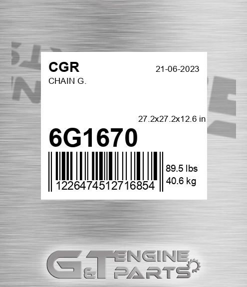6G1670 CGR Chain G.
