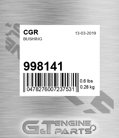 998141 CGR Bushing