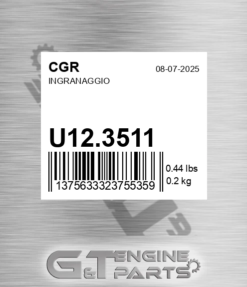 U12.3511 Ingranaggio