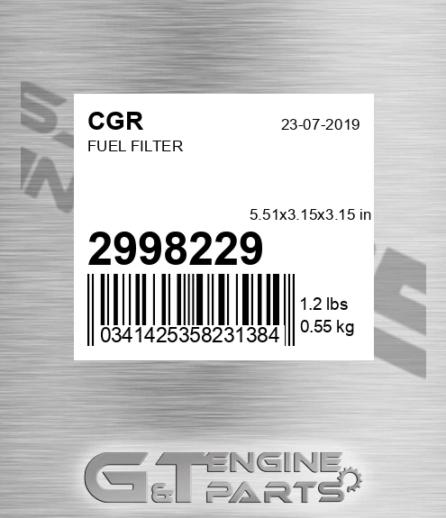 2998229 Fuel Filter