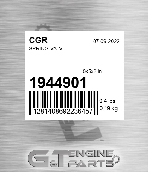 1944901 CGR Spring Valve