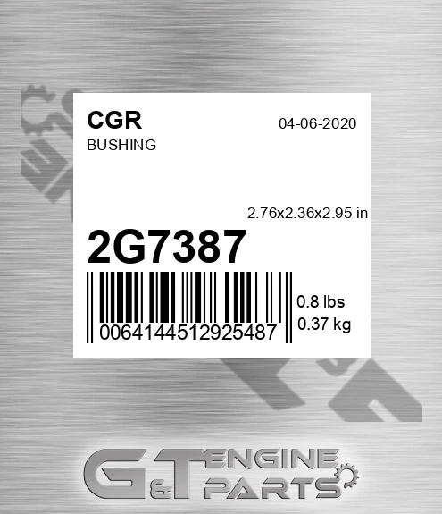 2G7387 Bushing