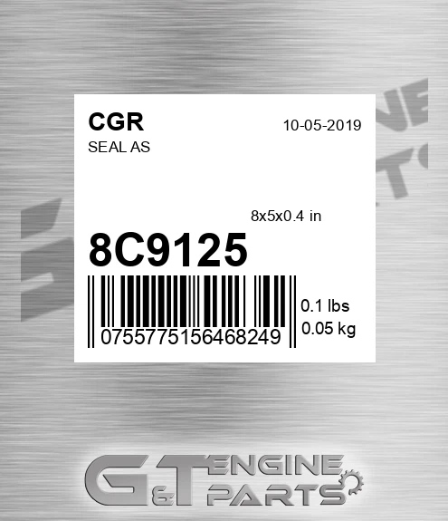 8C9125 CGR Seal As