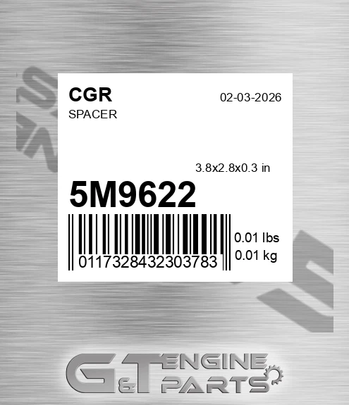 5M9622 CGR Spacer