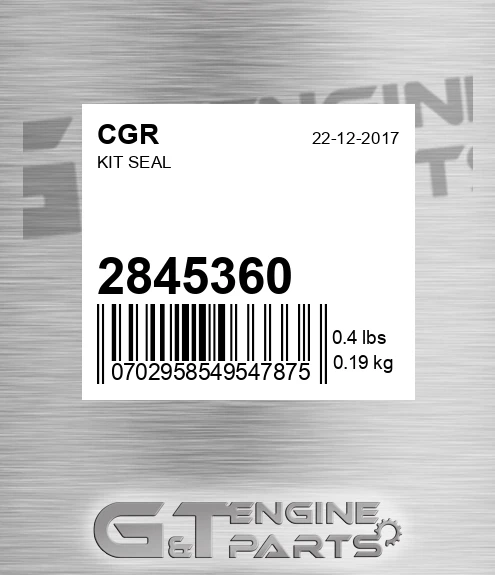2845360 Kit Seal
