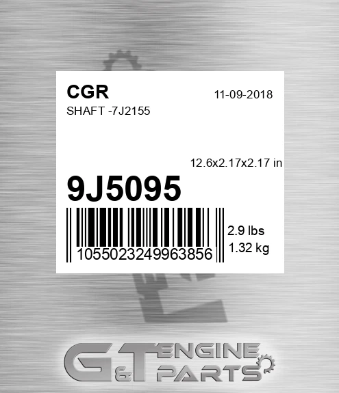 9J5095 CGR Shaft -7j2155