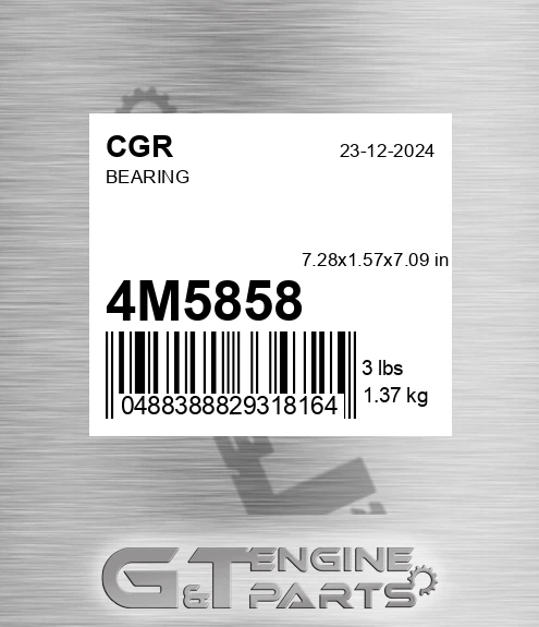 4M5858 Bearing for CGR