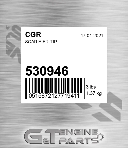 530946 Scarifier Tip