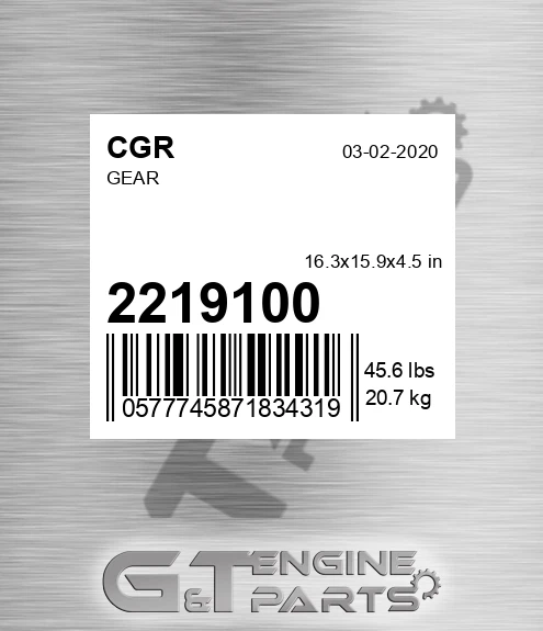 2219100 Gear
