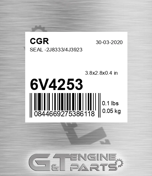6V4253 CGR Seal -2j8333/4j3923