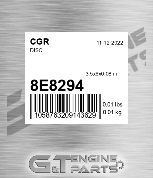 8E8294 CGR Disc