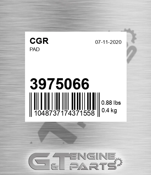 3975066 Pad
