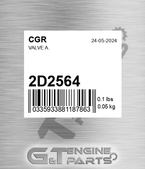 2D2564 Valve A.