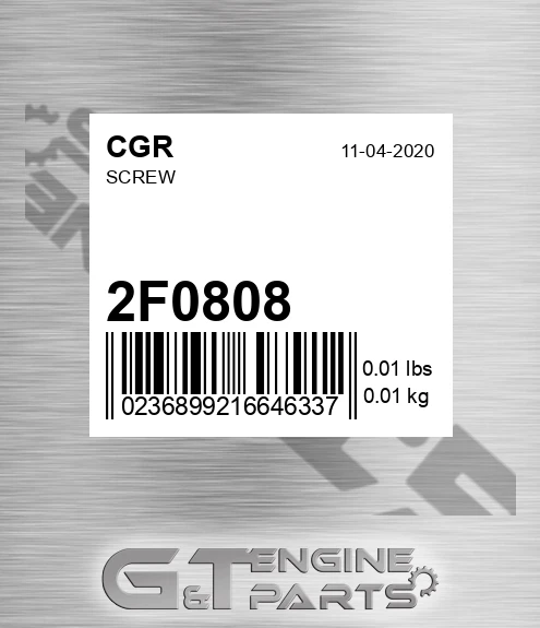 2F0808 Screw