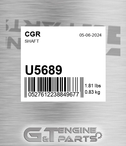 U5689 CGR Shaft