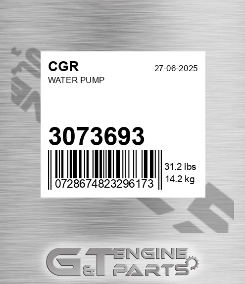 3073693 CGR Water Pump
