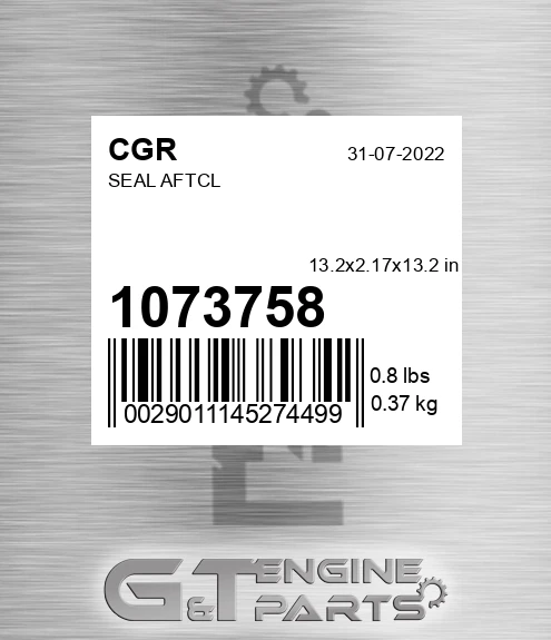 1073758 Seal Aftcl