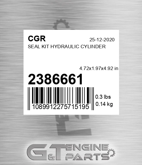 2386661 Seal Kit Hydraulic Cylinder