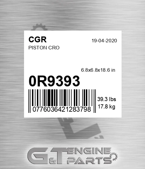 0R9393 Piston Cro