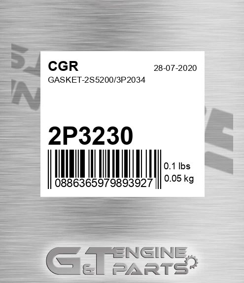 2P3230 Gasket-2s5200/3p2034