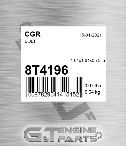 8T4196 Bolt