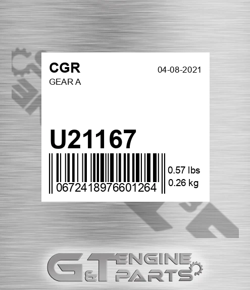 U21167 Gear A