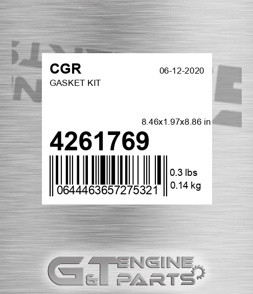 4261769 CGR Gasket Kit