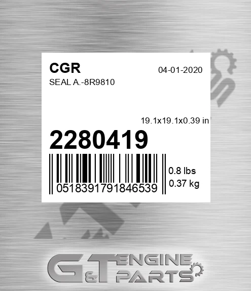 2280419 CGR Seal A.-8r9810
