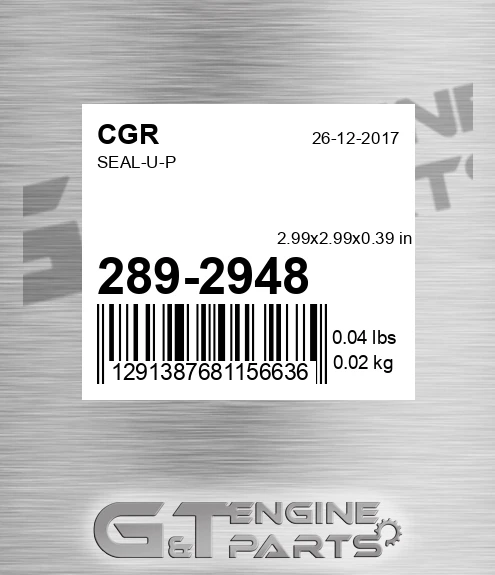 289-2948 CGR Seal-u-p