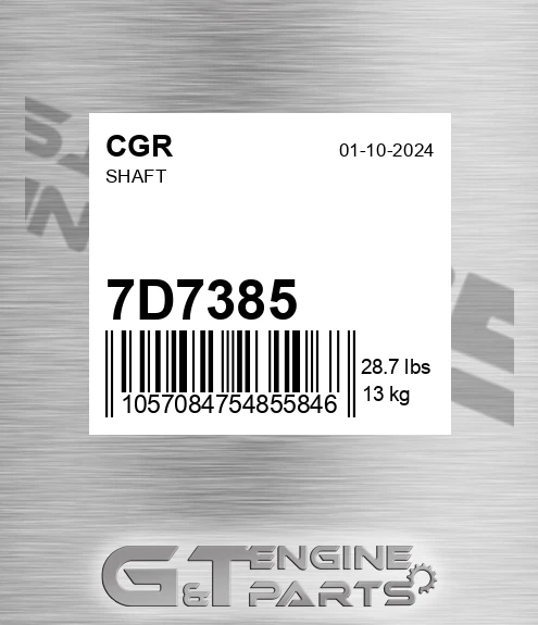 7D7385 CGR Shaft