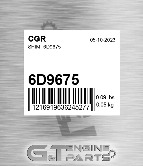 6D9675 Shim -