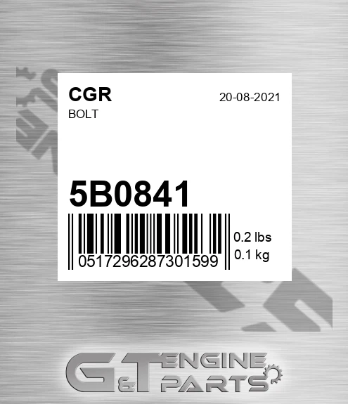 5B0841 Bolt