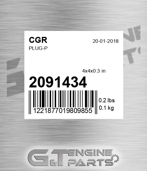 2091434 Plug-p for CGR