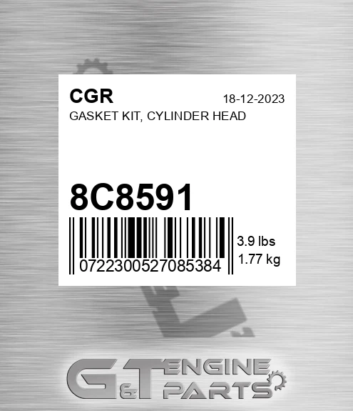 8C8591 Gasket Kit, Cylinder Head