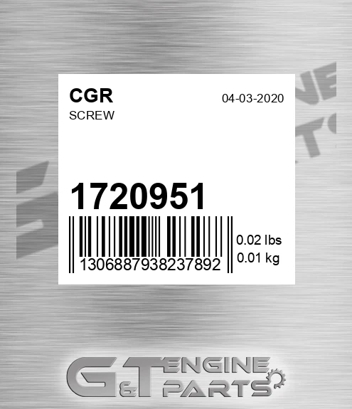 1720951 Screw for CGR