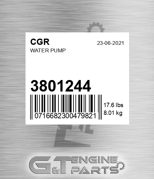 3801244 Water Pump