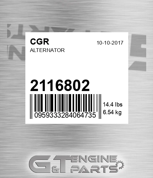 2116802 Alternator