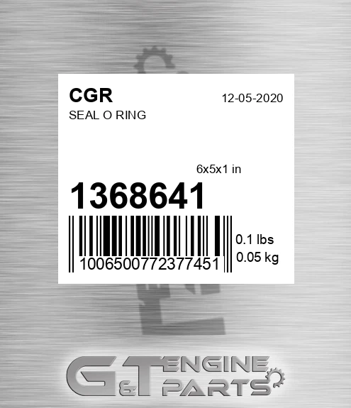 1368641 CGR Seal O Ring