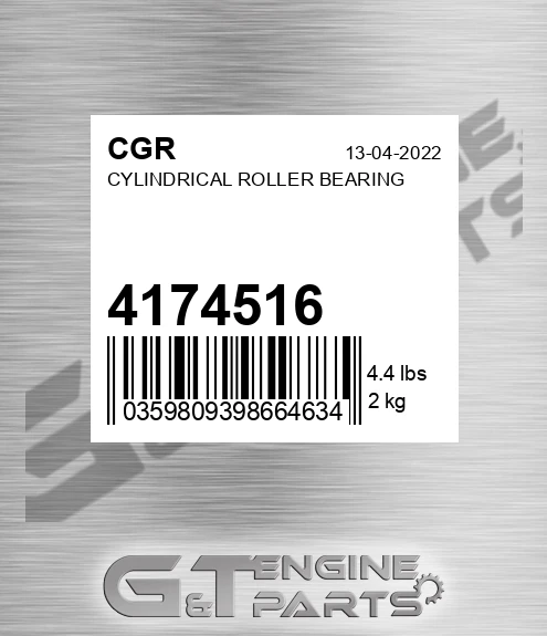 4174516 Cylindrical Roller Bearing