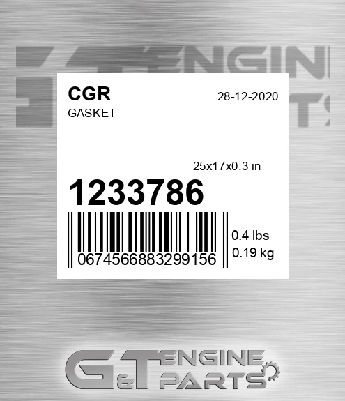 1233786 Gasket