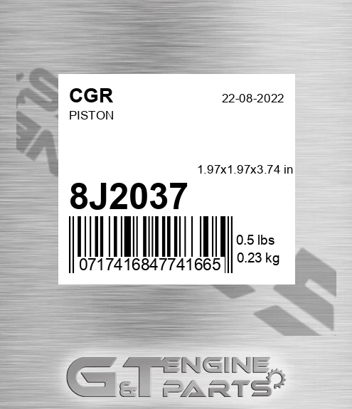 8J2037 Piston