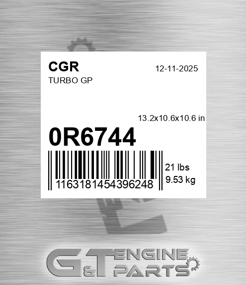0R6744 CGR Turbo Gp