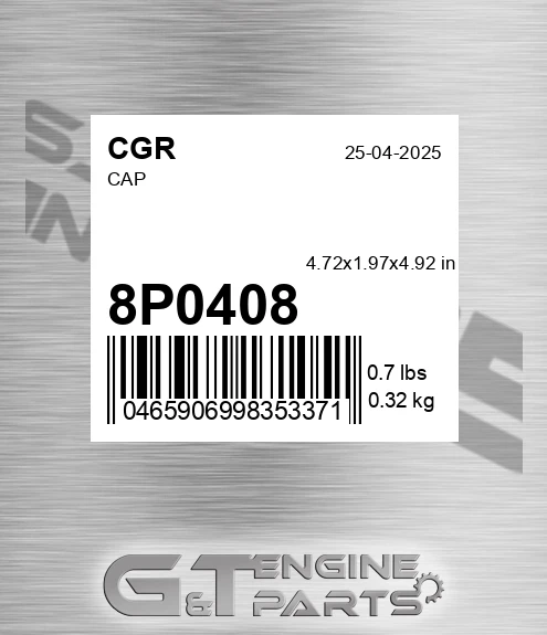 8P0408 Cap