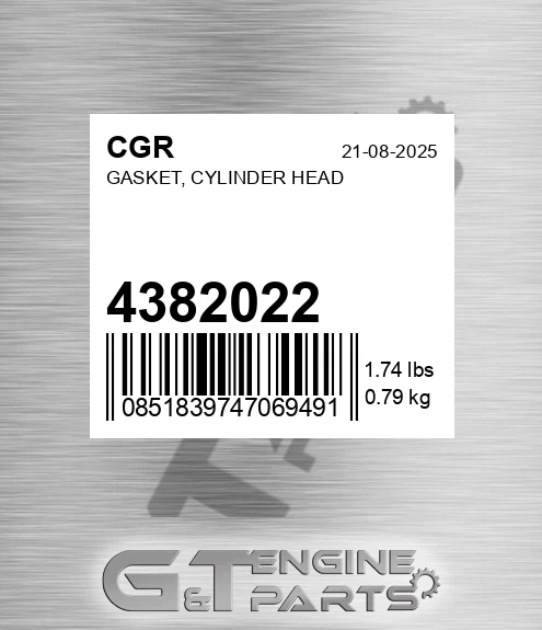 4382022 Gasket, Cylinder Head