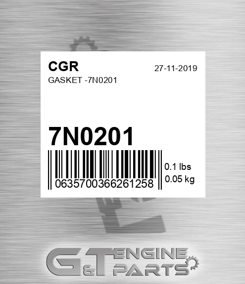 7N0201 CGR Gasket -