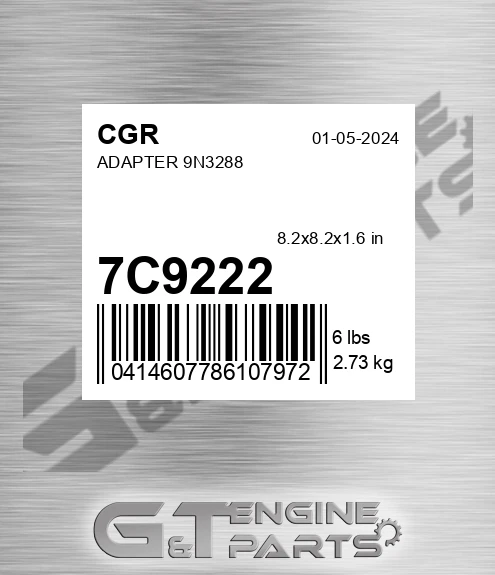 7C9222 CGR Adapter 9n3288